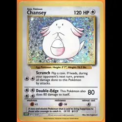 TAG 10 GEM MT Chansey 2023 Pokemon Pokemon TCG Classic #015 - Image 3