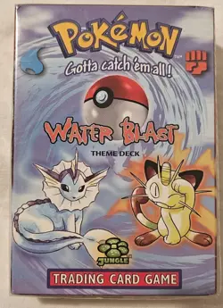 Pokemon "WATER BLAST" Factory Sealed Theme Deck - Image 1