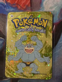 Machamp #068 - Vintage Vending Machine Prism Sticker 2000 - Pokemon - Image 1