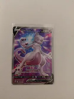Mewtwo V SWSH229 Holo Promo Sword & Shield Promo Pokemon NM - Image 1