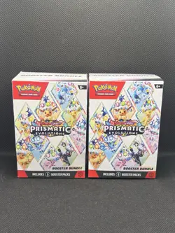 Pokemon TCG Scarlet & Violet Prismatic Evolutions Booster Bundle Sealed Lot Of 2 - Image 1