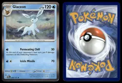 GLACEON 025/131 HOLO RARE SV: PRISMATIC EVOLUTIONS POKEMON HOLO NM - Image 1
