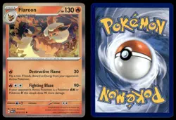 FLAREON 013/131 HOLO RARE SV: PRISMATIC EVOLUTIONS POKEMON HOLO NM - Image 1