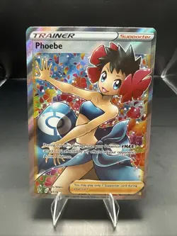 Pokemon TCG Phoebe Sword & Shield Battle Styles 161/163 Holo Full Art - Image 1