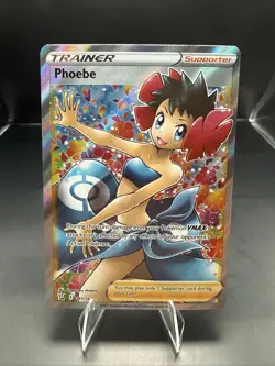 Pokemon TCG Phoebe Sword & Shield Battle Styles 161/163 Holo Full Art - Image 2
