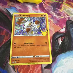 Pokemon Scorbunny Holo Mcdonalds Promo 2021 - 16/25 - Image 2