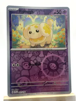 Fidough 097/198 Common Scarlet & Violet Pokemon Reverse Holo Near Mint - Image 1