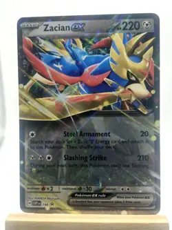 Zacian ex 198 Holo Promo Scarlet & Violet Promo Pokemon Near Mint - Image 1
