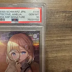 PSA 10 Detective Watson Amelia Ssp Hololive Weiss Schwarz - Image 4