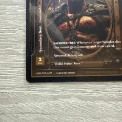 Wonders Of The First Call Of The Stones Wanted PSA Promo Drajjor Bonelock A20220 - Image 2