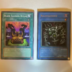 Yu-Gi-Oh! Black Illusion Ritual & Relinquished SDP Lot 2 Cards Konami English - Image 1
