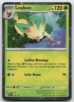 Leafeon (Cosmos Holo) Promo Holo SV: Scarlet & Violet Promo Cards SVP170 NM - Image 1