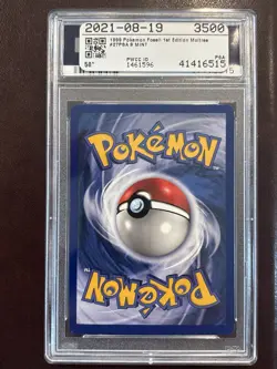 Pokemon TCG Moltres Fossil Card 27/62 1st Edition Rare PSA 9 Nonholo - Image 2
