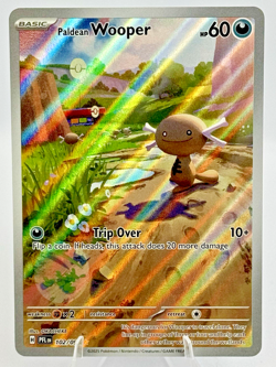 Paldean Wooper 102/094 Holo Illustration Rare Phantasmal Flames Pokemon Card - Image 1