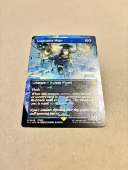 Snapcaster Mage (Borderless) (Chocobo Track Foil) Commander: Final Fantasy Foil - Image 1