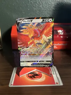 Pokemon TCG Silver Tempest Ho-Oh V 140/195 - Image 1