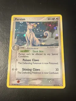 Persian (Reverse Holo) #44 Pokemon NM Near Mint Firered - Image 1