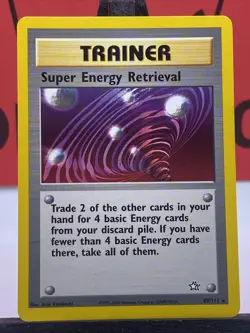 Super Energy Retrieval 89/111 Neo Genesis Regular Pokemon Card NM - Image 3