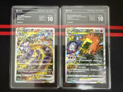 CARTA Pokemon TCG S-Chinese 143/S-P Charizard & 144/S-P Mewtwo Vstar promo PCG10 - Image 1