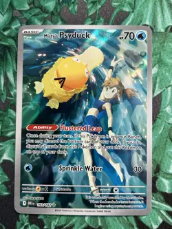 Pokemon Misty's Psyduck Sv10: Destined Rivals 193/182 Full Art Holo Rare - Image 1