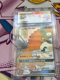 Pokemon TCG - Ho-Oh GX SV50/SV94 - Hidden Fates - Full Art - Graded - ACE 10 - Image 4