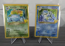 🌿💧 Pokemon TCG — Venusaur & Blastoise 25th Anniversary Celebrations Lot 🌿💧 - Image 1