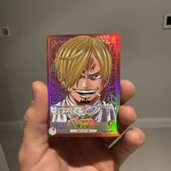 Sanji PRB01-001 Alternate Art Leader One Piece Card Game Japanese - Image 1