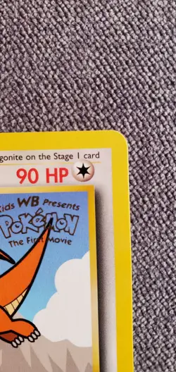 Pokemon TCG Dragonite 5 Black Star Promo Card WB First Movie 1999 - Image 3
