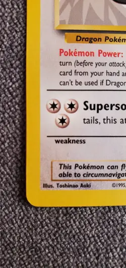 Pokemon TCG Dragonite 5 Black Star Promo Card WB First Movie 1999 - Image 5