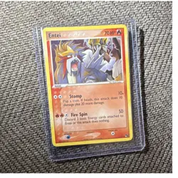 Pokemon Entei 1/17 POP Series 2 Holo Rare 70 HP Basic Card 2006 - Image 1