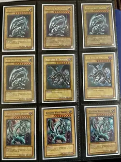 2 Yu-Gi-Oh! Album Total Of 747 Cards 13 Credit Cards Lots Of Holos Blue Eyes, - Image 2