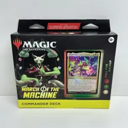 Magic The Gathering March of the Machine Commander Deck Call For Backup MTG MOC - Image 1