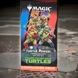 MTG Commander Deck "Turtle Power" Teenage Mutant Ninja Turtles TMNT NIB - Image 1