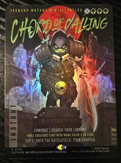MTG Chord of Calling MTG Foil NM Secret Lair SLD TMNT The Last Ronin 2376 - Image 1