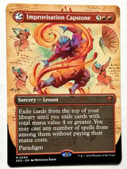 Improvisation Capstone M 294 Borderless Regular | Secrets of Strixhaven | Magic - Image 1