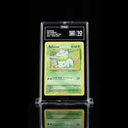 TAG 10 GEM MT Bulbasaur Common 2023 Pokemon Pokemon TCG Classic #001/165 - Image 1