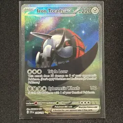 POKEMON IRON TREADS EX 248/198 SCARLET & VIOLET SPECIAL ILLUSTRATION RARE - NM - Image 1
