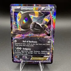 Umbreon EX 55/124 Fates Collide Holo LP Pokemon TCG - Image 1