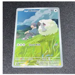 Pokemon Hop's Wooloo Illustration Rare Full Art Holo Journey Together 170/159 NM - Image 1