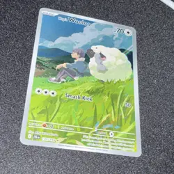 Pokemon Hop's Wooloo Illustration Rare Full Art Holo Journey Together 170/159 NM - Image 2