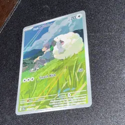 Pokemon Hop's Wooloo Illustration Rare Full Art Holo Journey Together 170/159 NM - Image 3