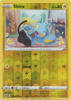 x4 Shinx - 049/172 - Common - Reverse Holo Pokemon SS09 Brilliant Stars M/NM - Image 1