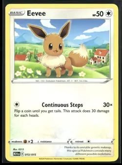Pokemon - Eevee 013/015 McDonald's Promos 2024 NM - Image 1
