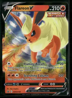 Pokemon - Flareon V SWSH149 Promo Sword & Shield NM - Image 1