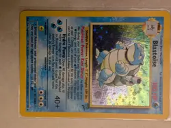 Pokemon 2000 Blastoise Holo 2/130 Base Set 2 English Wotc Swirl - Image 4