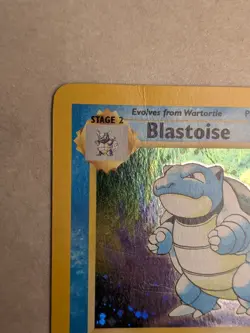 Pokemon 2000 Blastoise Holo 2/130 Base Set 2 English Wotc Swirl - Image 5