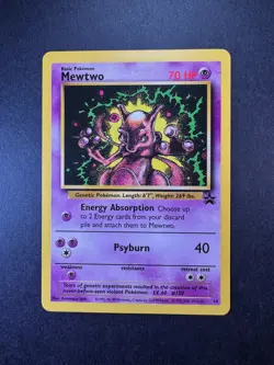 Pokemon Mewtwo Black Star Promo LV.60 #150 1999-2000 - Image 1