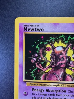 Pokemon Mewtwo Black Star Promo LV.60 #150 1999-2000 - Image 2