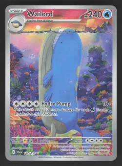 Wailord 162/159 Pokemon TCG SV09: Journey Together NM - Image 1