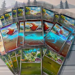 Pokemon TCG S.Chinese Gem Pack Fuecoco Quaxly Promo Sealed Lot*30 - Image 1